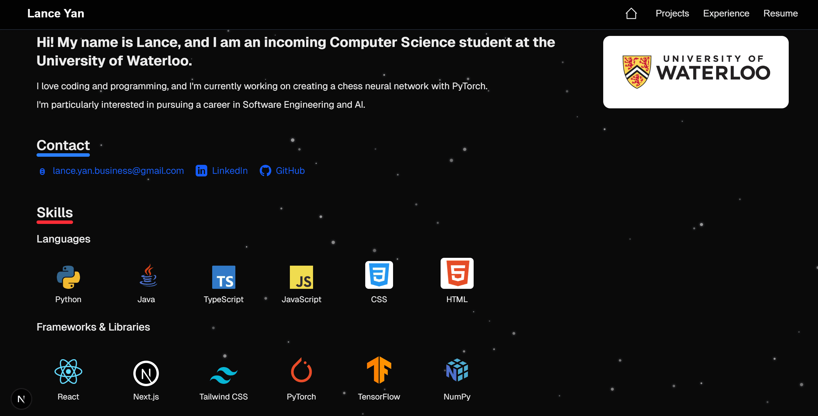 This Website!